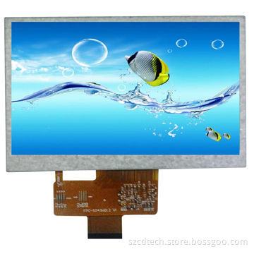 4.3-inch TFT LCD Module with 480 x 272 Pixels, 8 LEDs Backlight, RGB Interface